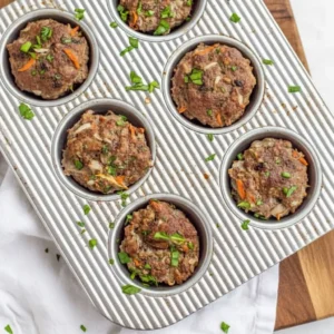 Veggie-Loaded Mini Meatloaves