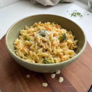 Veggie Orzo - Real Little Meals