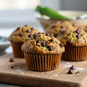 Zucchini Chocolate Chip Muffins Recipe