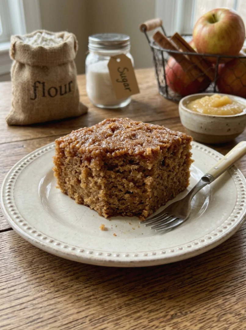 Amish Applesauce Cake