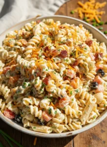 Bacon Ranch Pasta Salad - Deliciously Easy Comfort Food