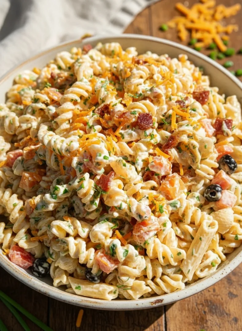 Bacon Ranch Pasta Salad