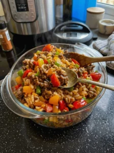 Beef and Rice Stir-Fry