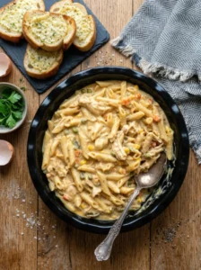 Crock Pot Chicken Pot Pie Pasta - Slow Cooker Meals