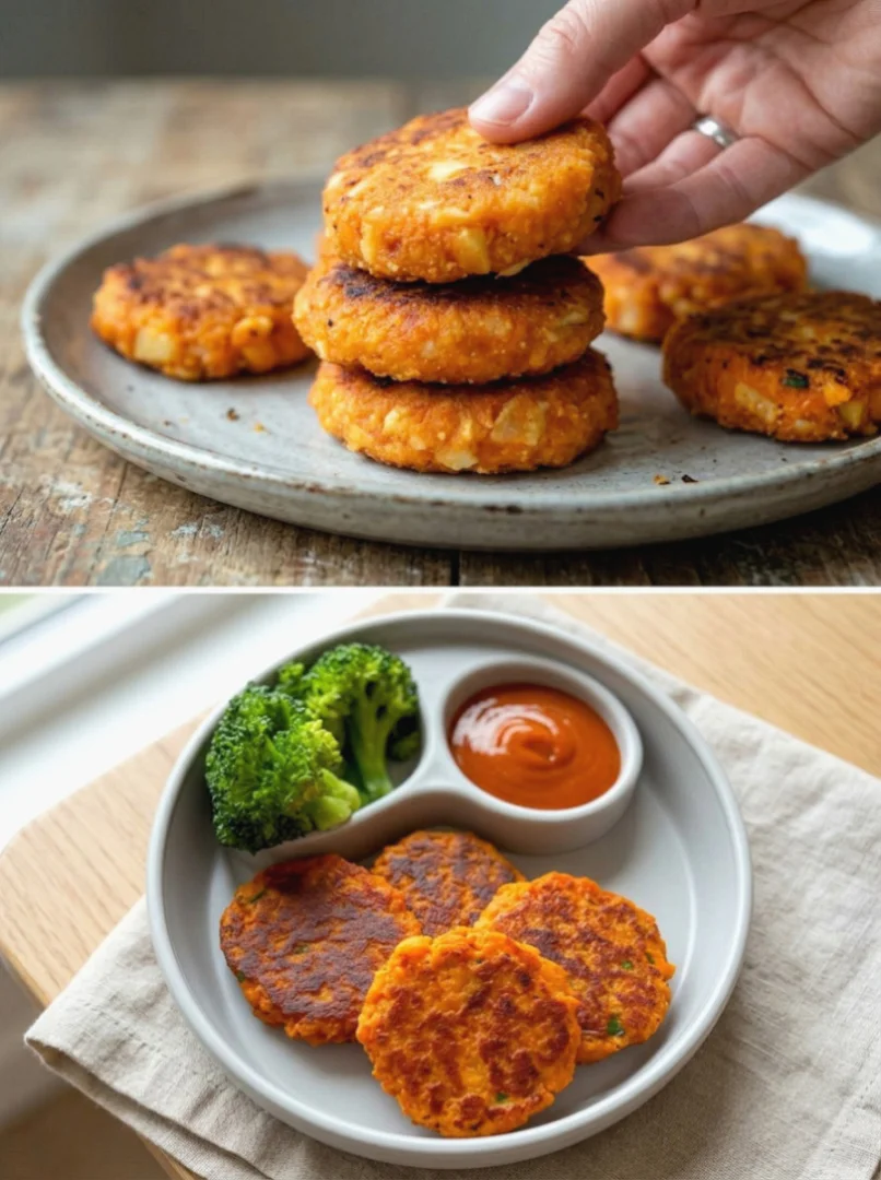 Delicious Toddler-Friendly Sweet Potato & Apple Patties