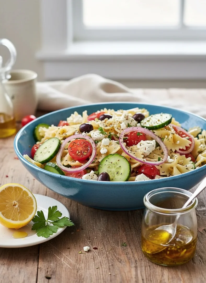 Irresistible Mediterranean Pasta Salad