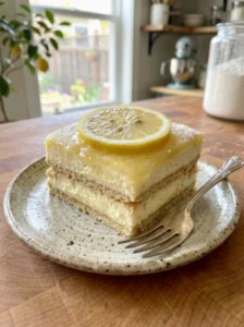 NO-BAKE LEMON ECLAIR CAKE