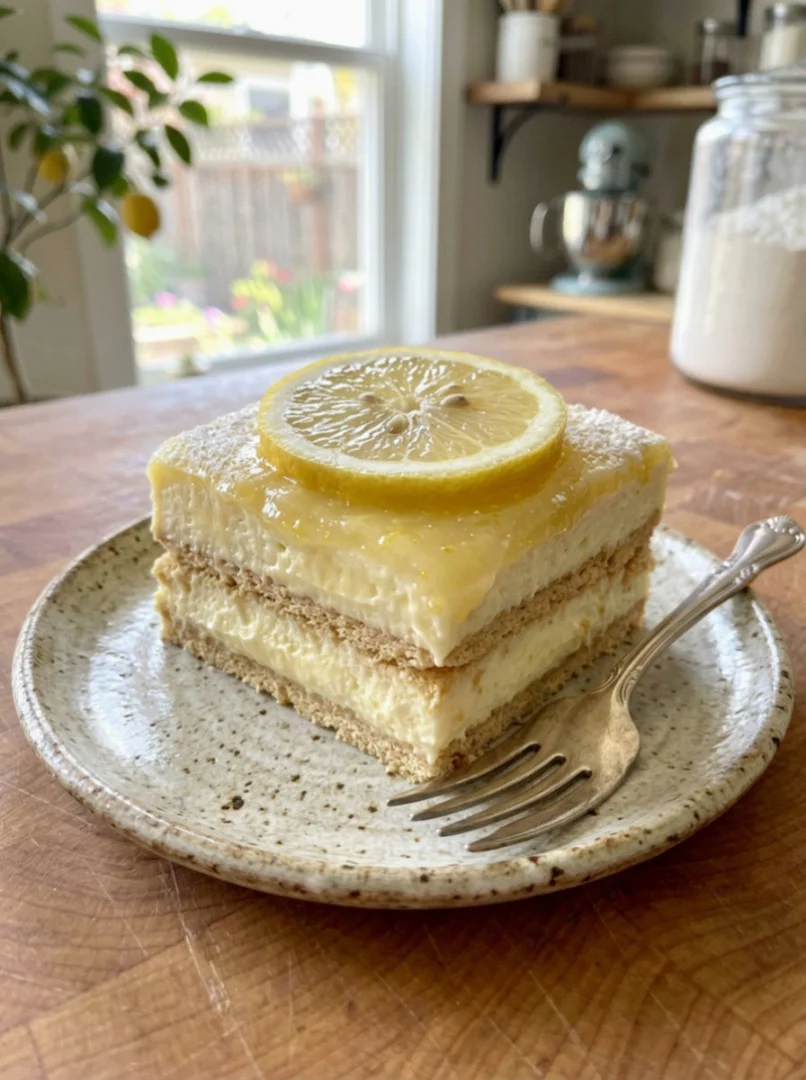 No-Bake Lemon Eclair Cake