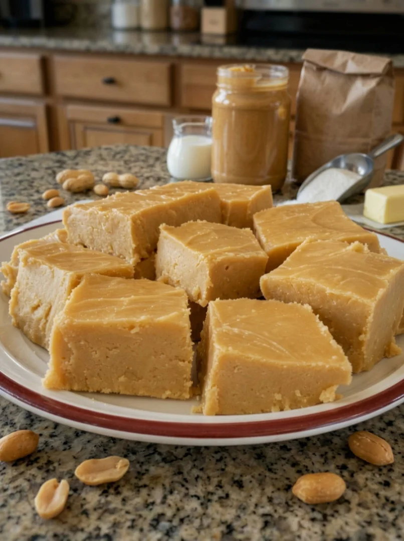 OLD-FASHIONED PEANUT BUTTER FUDGE