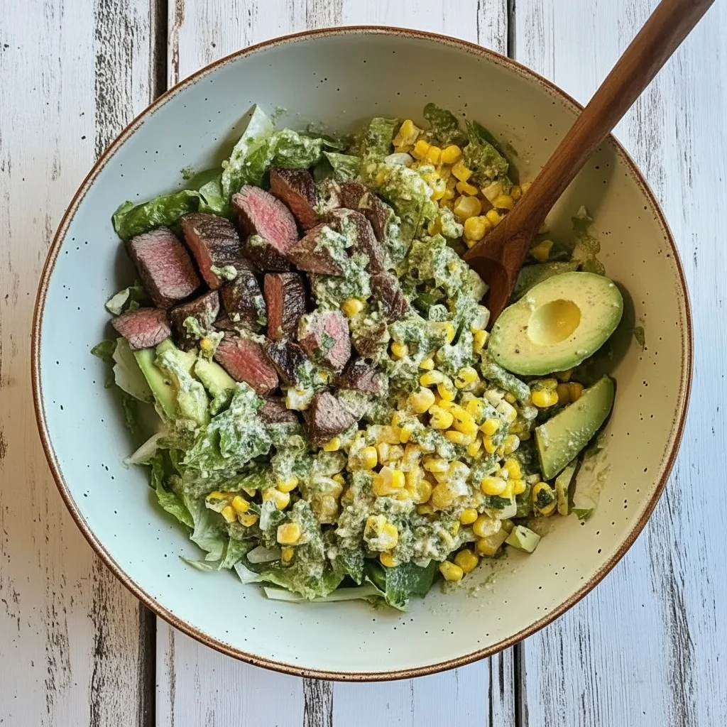 Summer Steak and Grilled Corn Salad
