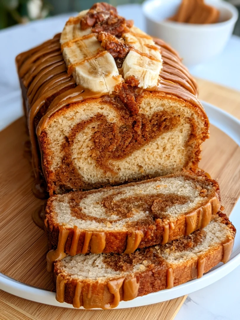 Biscoff Banana Bread With The Best Swirl And Flavor
