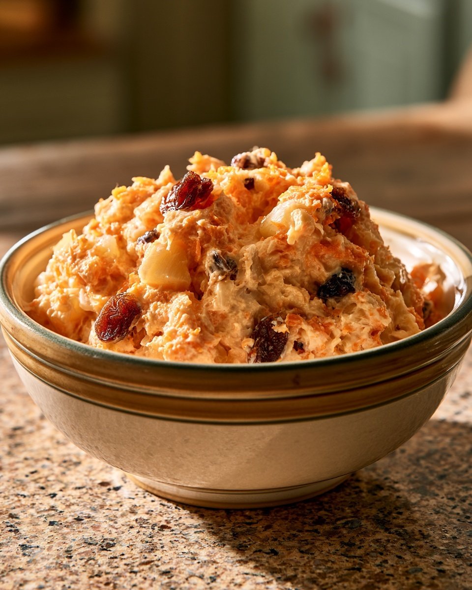 creamy carrot jello salad - 1