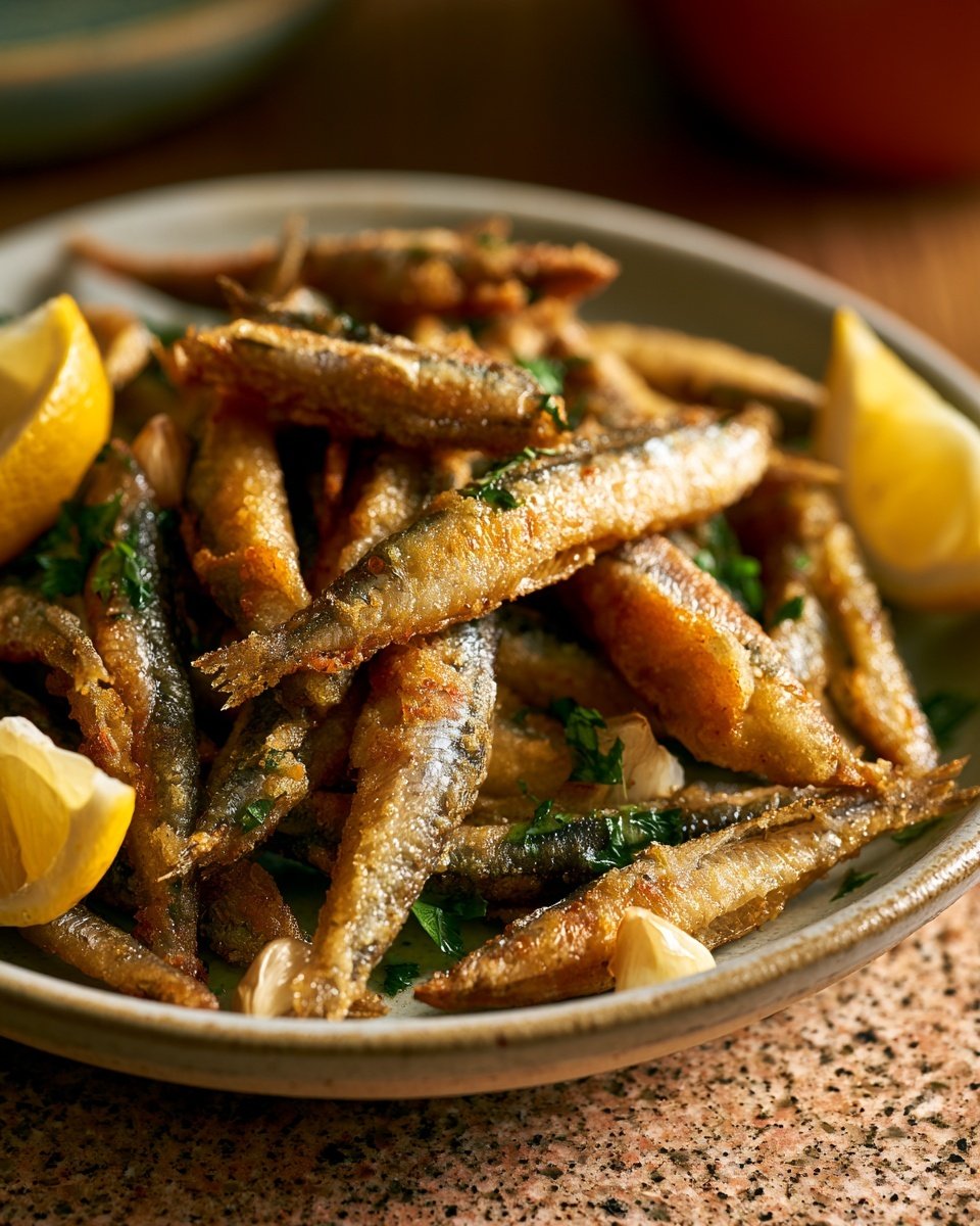 crispy fried anchovies - 1