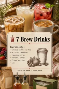 7 Brew Drinks: Easy Coffeehouse-Inspired Favorites at Home