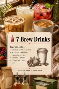 7 Brew Drinks: Easy Coffeehouse-Inspired Favorites at Home
