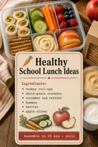 Healthy School Lunch Ideas