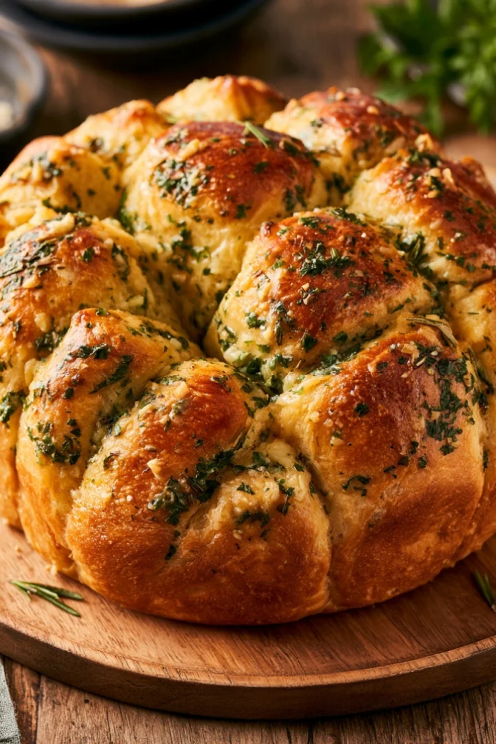 Ingredients and preparation for Homemade Herb and Garlic Bread from Scratch